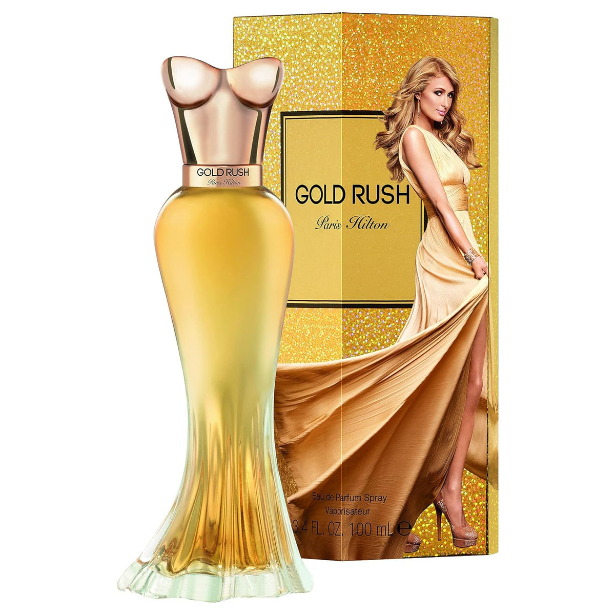 Paris Hilton Wedding Collection Set Platinum Rush Women EDP 100Ml+Gold Rush Men EDT 100Ml