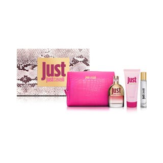 Roberto Cavalli Just Cavalli For Her Set EDT 75Ml+EDT 15Ml+Body Lotion 100Ml+Pouch