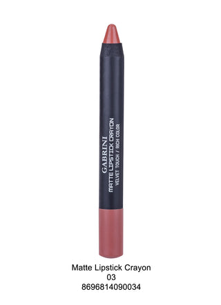 Gabrini Matte Lipstick Crayon Velvet Touch