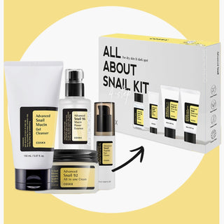 Cosrx All About Snail Kit GelCleanser 20Ml+Power Essence 30Ml+Eye Cream 5Ml+Snail 92 Cream 20G