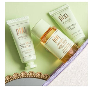 Pixi Best of Bright Kit Cleanser 15Ml+Toner 40Ml+Glow Mud Mask 15Ml - AllurebeautypkPixi Best of Bright Kit Cleanser 15Ml+Toner 40Ml+Glow Mud Mask 15Ml