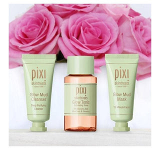 Pixi Best of Bright Kit Cleanser 15Ml+Toner 40Ml+Glow Mud Mask 15Ml - AllurebeautypkPixi Best of Bright Kit Cleanser 15Ml+Toner 40Ml+Glow Mud Mask 15Ml