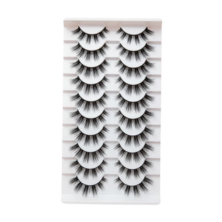 Ayesha Sabina Eye Lash10 Pair Card-Ice 