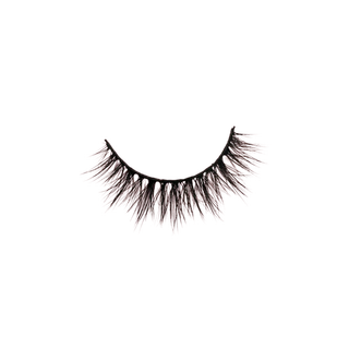 Pair of false eyelashes on a white background