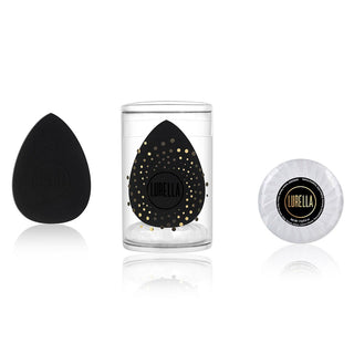 Lurella Mini Teardrop Sponge 3 Pack  Black