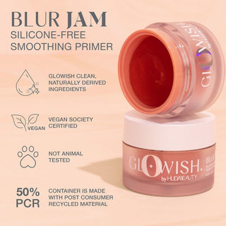 Huda Beauty Glowish Blur Jam Silicone Free Smoothing Primer 26Ml - AllurebeautypkHuda Beauty Glowish Blur Jam Silicone Free Smoothing Primer 26Ml