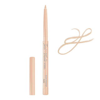 Cosmetics pencil with cap on a white background