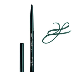 Bourjois eyeliner pencil with cap on a white background