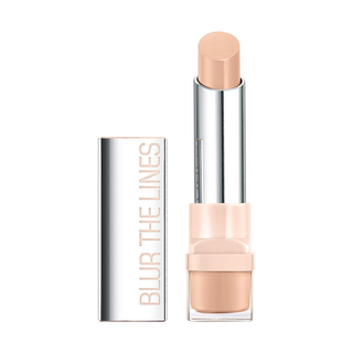 Concealer stick with silver case labeled 'Blur The Lines' on a white background