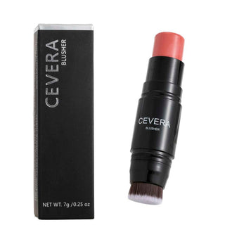Cevera blusher with packaging on a white background
