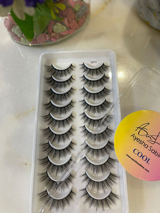 Ayesha Sabina 10 Pair Card Eye Lash