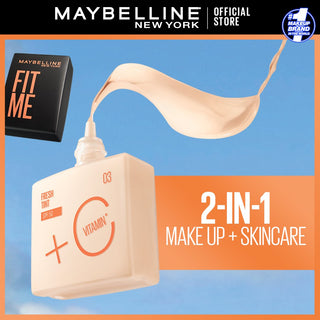 Maybelline Fit Me SPF 50 P Fresh It Vitamin C Foundation 2.5 30ml - AllurebeautypkMaybelline Fit Me SPF 50 P Fresh It Vitamin C Foundation 2.5 30ml