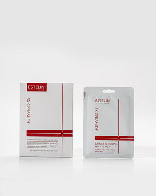 Estelin 5X Ceramide Barrier Repairing Serum Mask 10X25G