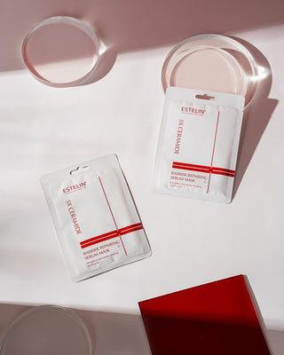 Estelin 5X Ceramide Barrier Repairing Serum Mask 10X25G
