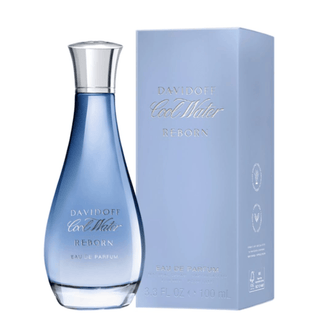 Davidoff Cool Water Reborn perfume bottle and packaging on a white background
