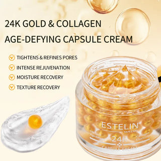 Estelin 24K Gold Age Defying Collagen Elasticity Capsule Cream 60G