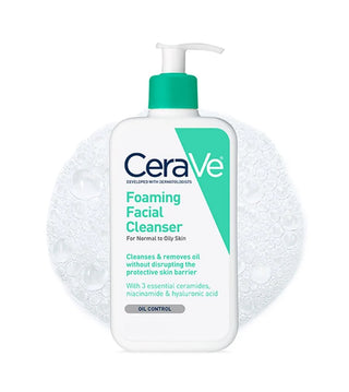 Cerave Foaming Facial Cleanser For Normal To Oily Skin 355Ml