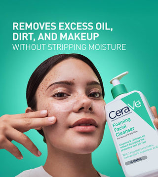 Cerave Foaming Facial Cleanser For Normal To Oily Skin 355Ml