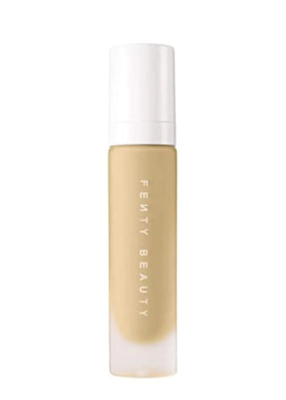 Fenty Beauty foundation bottle on a white background