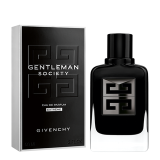 Givenchy Gentleman Society Extreme perfume bottle and packaging on a white background