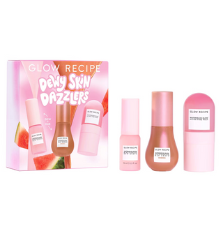 Glow Recipe Dew Skin Dazzlers Set Serum 15Ml+Mist 30Ml+Hue Drops Serum 15Ml