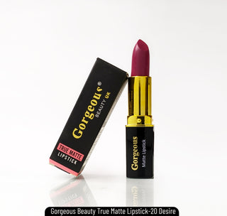 Gorgeous Beauty True Matte Lipstick-20 Desire