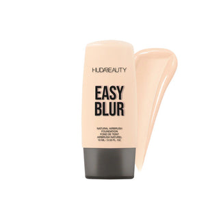 HUDA BEAUTY Easy Blur foundation bottle on a white background