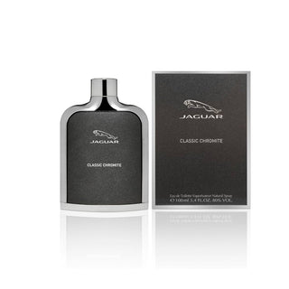 Jaguar Classic Chromite perfume bottle and packaging on a white background