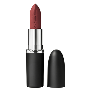 MAC lipstick with black case on a white background