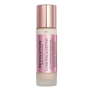 Revolution Conceal & Define foundation bottle on a white background