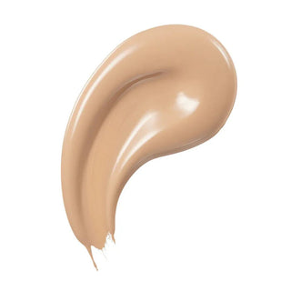 Beige foundation swatch on a white background