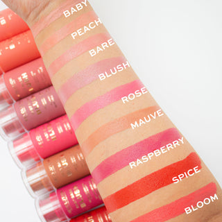 Makeup Revolution Fast Base Blush Stick Rose shades
