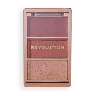 Makeup Revolution Icon Blush Blush Palette - Aura Points Rose