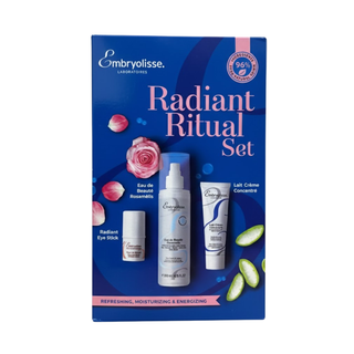 Embryolisse Radiant Ritual Set Beaute Rosamelis Lotion Tonique 200Ml+Lait Cream 30Ml+Eye Stick 4.5G