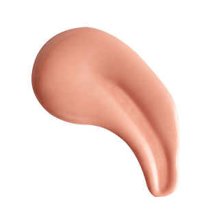 Beige foundation swatch on a white background