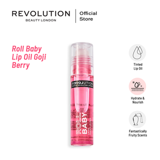 Relove By Revolution Roll Baby Lip Oil Goji Berry
