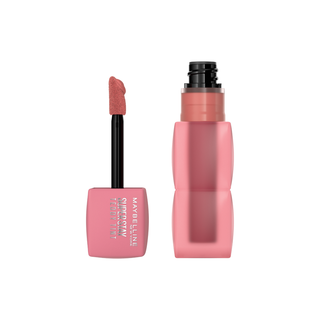 Maybelline lip product with applicator on a white background