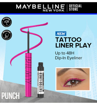 Maybelline Tattoo Liner Play Liquid Eyeliner - Punch 7Ml