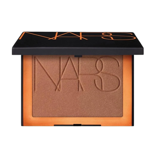 NARS bronzer in a compact case on a white background