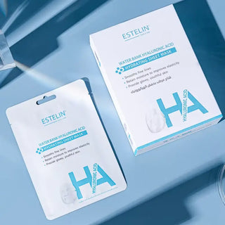 Estelin Water Bank Hyaluronic Acid Hydrayting Sheet Mask 10X25G