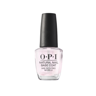 OPI nail polish bottle with black cap on a white background