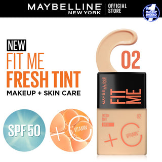 Maybelline Fit Me Fresh Tint Vitamin C SPF 50 - 02 30Ml - AllurebeautypkMaybelline Fit Me Fresh Tint Vitamin C SPF 50 - 02 30Ml