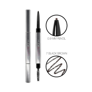 Huda Beauty Bomb Brow Microshade Brow Pencil - 7 Black Brown 0.23G
