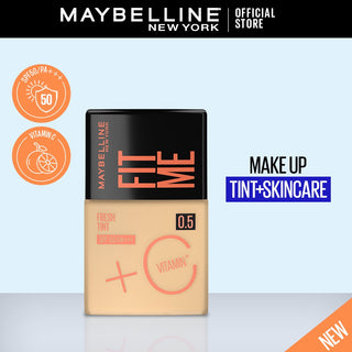 Maybelline Fit Me SPF 50 P Fresh It Vitamin C Foundation 0.5 30ml - AllurebeautypkMaybelline Fit Me SPF 50 P Fresh It Vitamin C Foundation 0.5 30ml