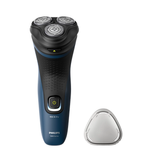 Philips electric shaver with a separate trimmer on a white background