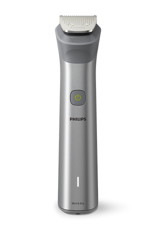 Philips wet and dry grooming device on a white background