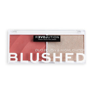 Makeup Revolution Relove Colour Play Blushed Blush And Highlighter Duo