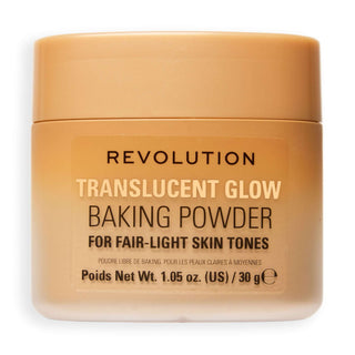 Makeup Revolution Translucent Glow Loose Baking Powder - Fair To Light 30G