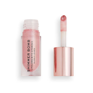 Makeup Revolution Shimmer Bomb Lip Gloss - Glimmer Nude