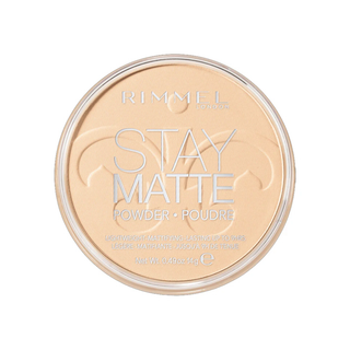 Rimmel Stay Matte powder container on a white background